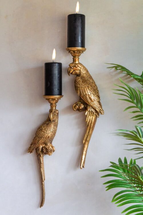8cc20b3d0f452dd66c8df2afc61b19a1 Antique Brass Parrot Wall Sconces