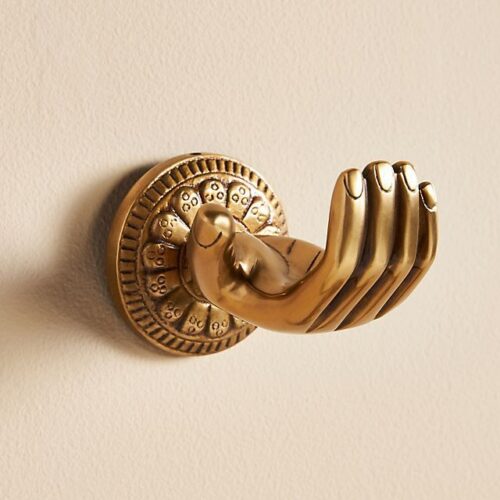 Gold hand hook