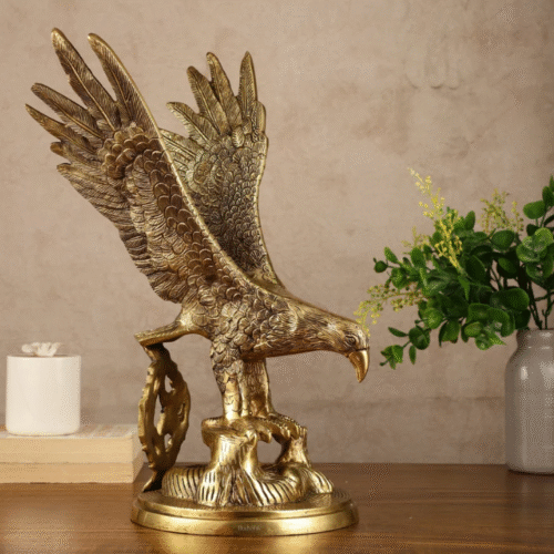 Brass Large Decorative Eagle Statue Showpiece
